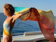Ombré Beach Coverup Wrap Scarf